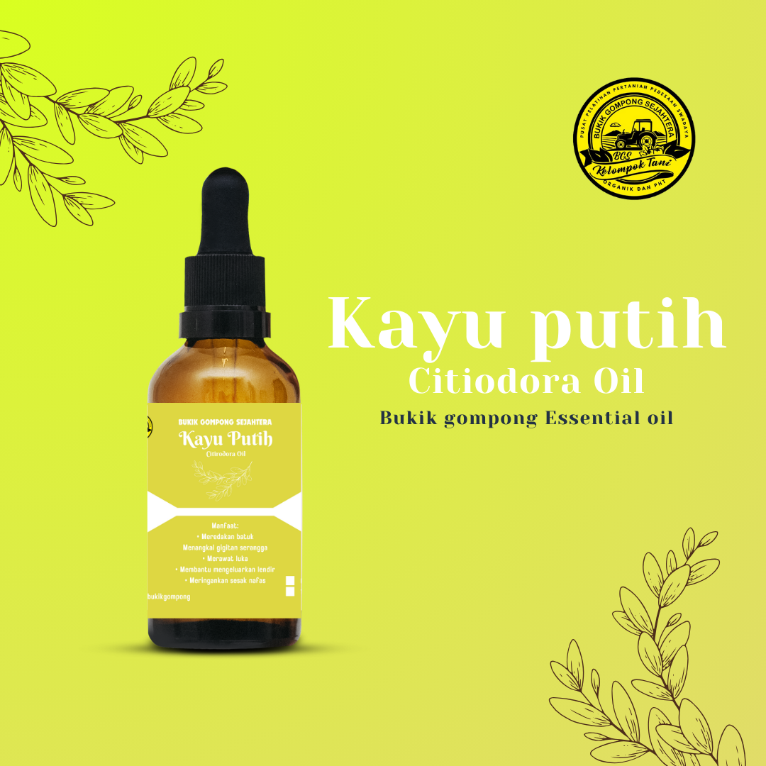 Eucalyptus Citiodora Oil 100% Pure Essential Oil  Ukuran : 20ml, 30ml, 50ml (Rp. 4.000/ml)