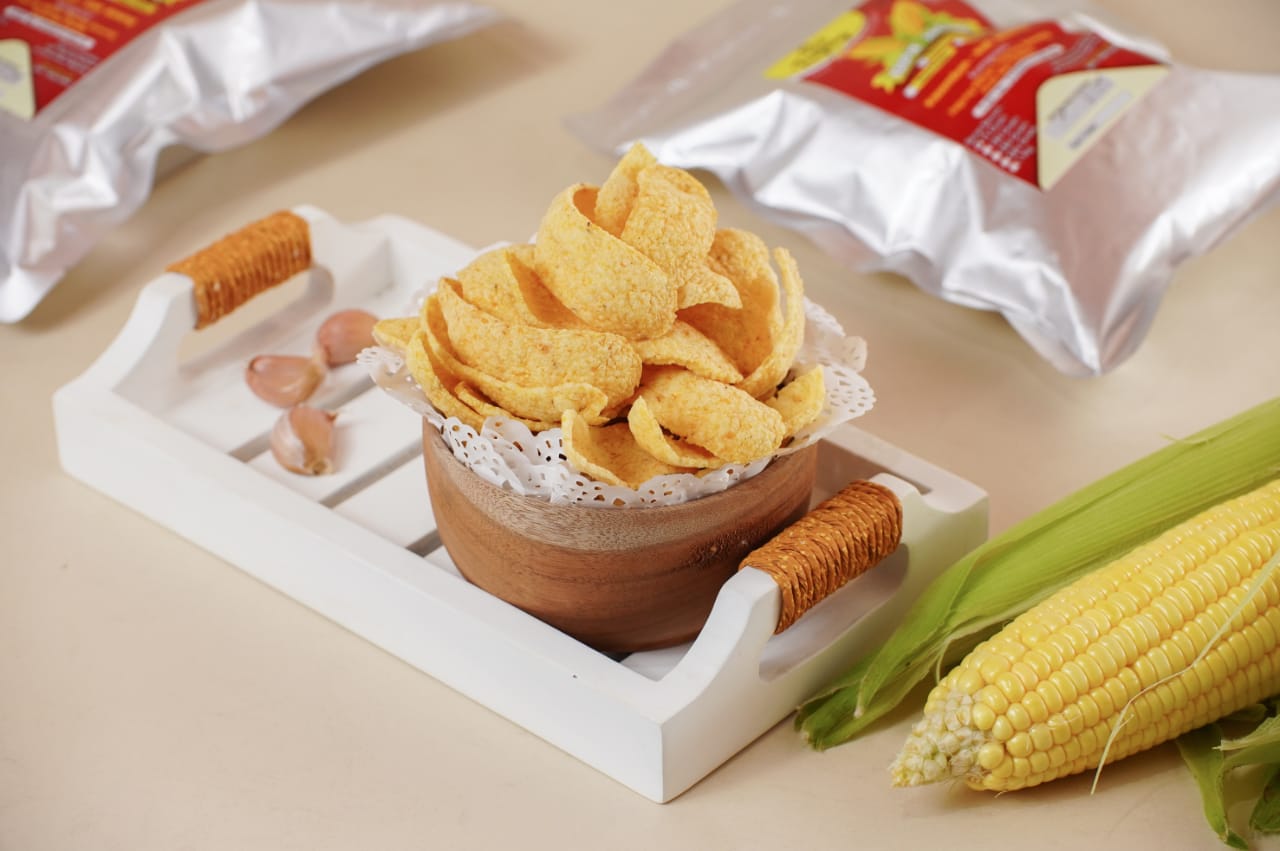 Olahan Jagung Menjadi Krupuk Jagung
