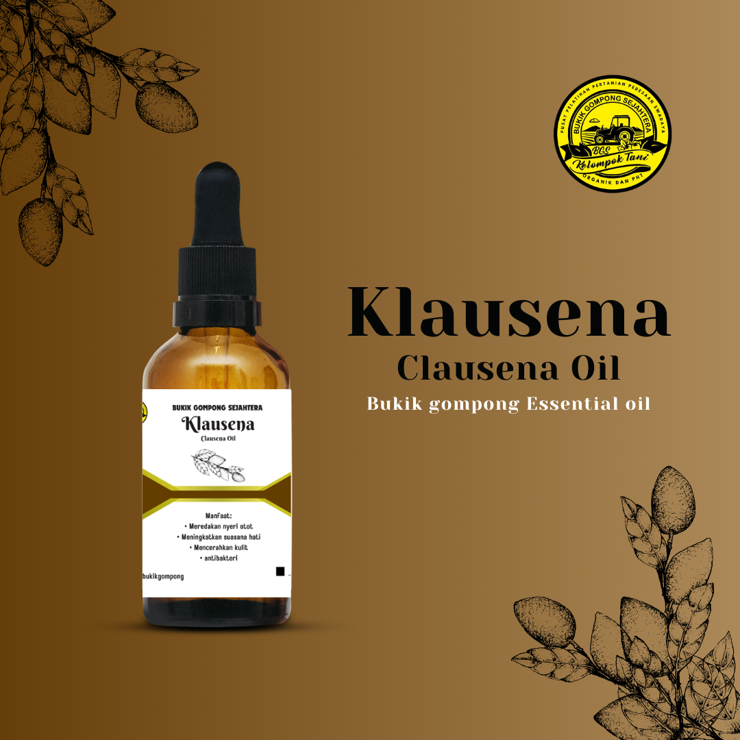 Clausena Oil 100% Pure Essential Oil  Ukuran : 10ml, 20ml, 30ml (Rp. 10.000/ml)
